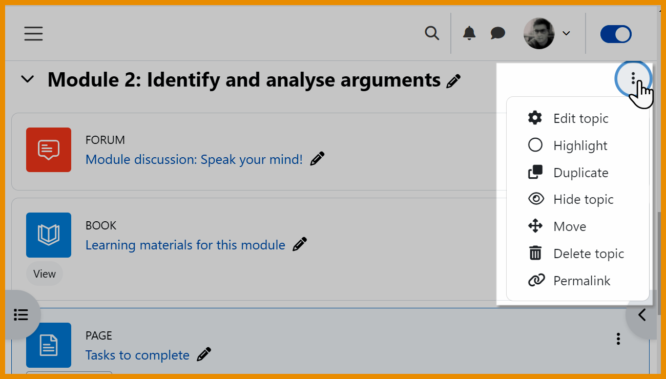 Duplicate sections and Permalink
